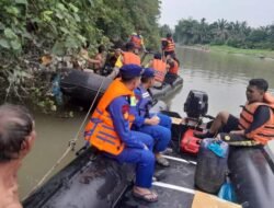 Sat Polairud Polres Tanjung Balai bersama Tim Berhasil Menemukan Korban Hanyut Pada Hari ke-2 Pencarian 