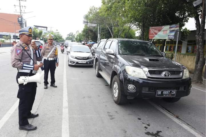 Hari Ketujuh Pelaksanaan Ops Patuh Toba 2024, Polda Sumut Keluarkan 2.160 Tilang