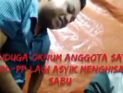 Beredar Video Diduga Oknum Sat Pol PP Sedang Asyik Isap Sabu, Kepala Sat Pol PP Malah Bungkam