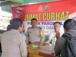 Jumat Curhat, Bhabinkamtibmas Polsek Parongil Dengarkan Keluhan dan Masukan Masyarakat