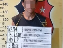 Pelaku Pencurian Kursi Stainliss Puskesmas Kota Bangun.  Polsek Medan Labuhan berhasil menciduk kedua pelaku