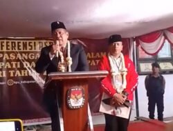Diusung Partai PDI P, Paslon EDDY KELLENG BERUTU- DEPRIWANTO SITOHANG Resmi Mendaftar Ke KPU Dairi
