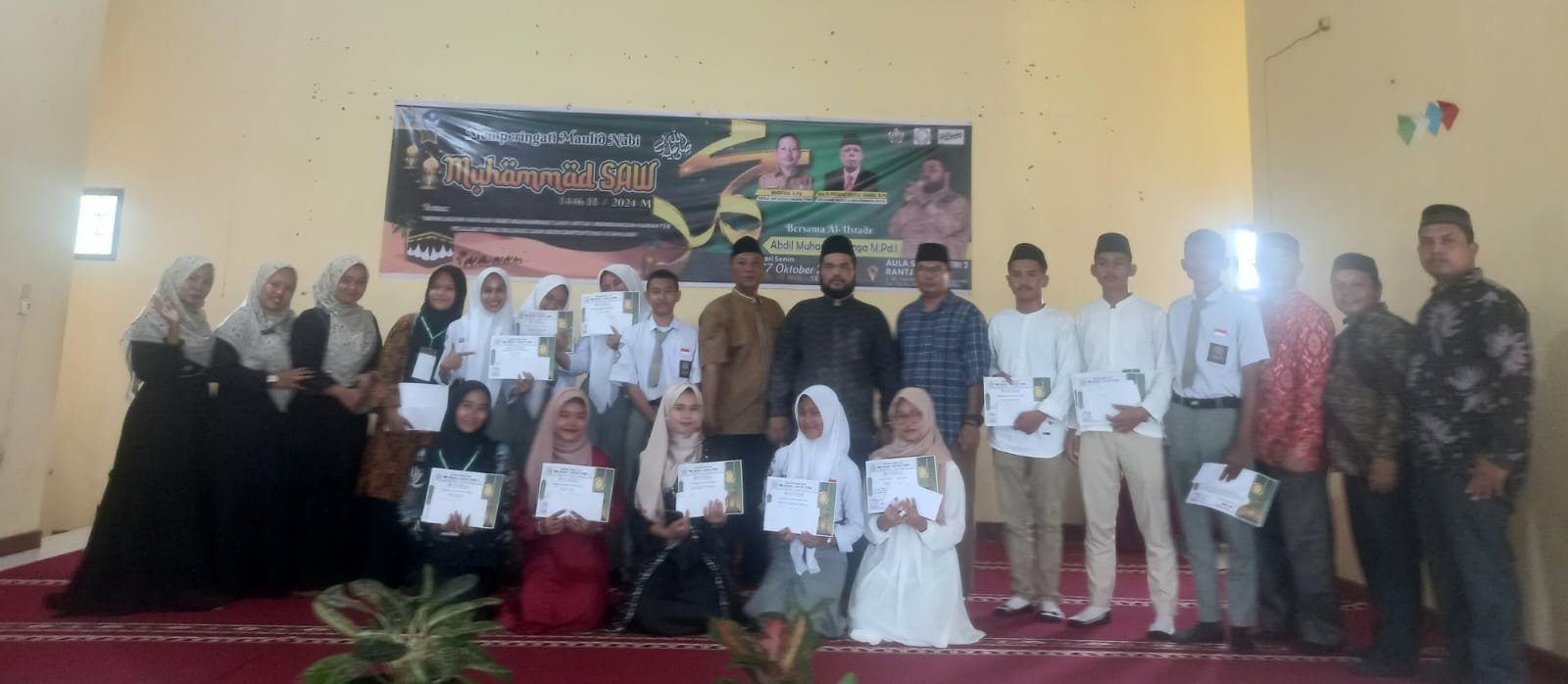 SMKN 2 Rantau Utara Peringati Maulid Nabi Muhammad SAW 1446 H