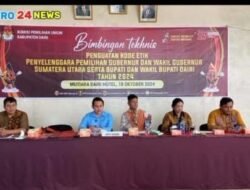KPU Dairi Laksanakan Bimbingan Teknis dalam Penguatan Kode Etik Penyelenggara Pilkada