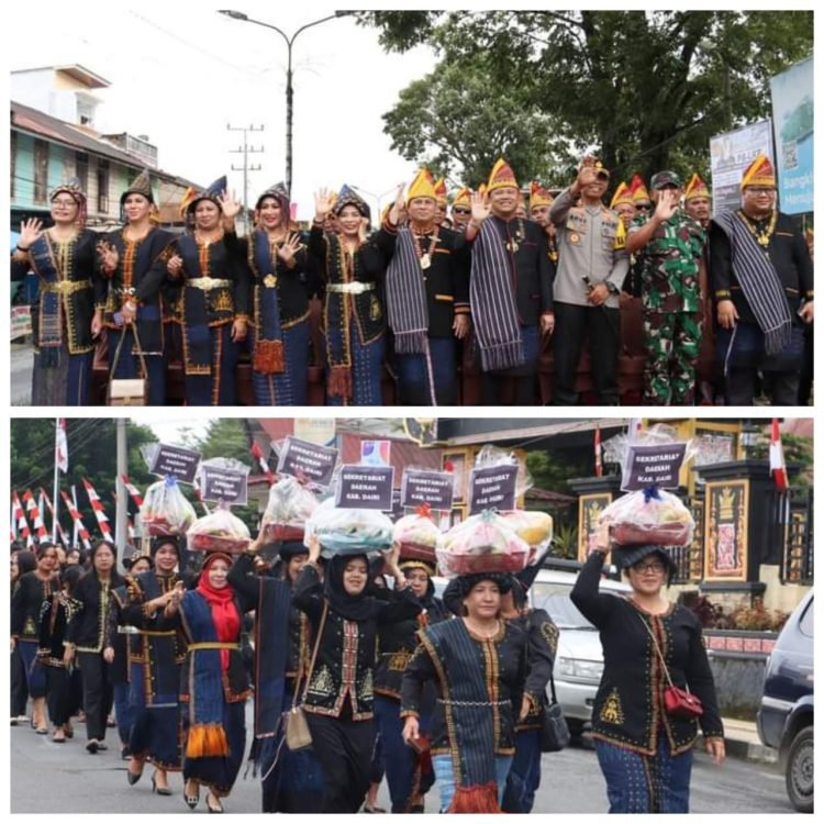 Pesta Budaya Njuah-Njuah Tahun 2024 Dimeriahkan Mulai dari Pawai Sembari Membawa Cendra Mata