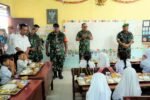 Kodam I/BB Dukung Kesehatan dan Kecerdasan Anak dengan Pemberian Makanan Sehat Bergizi di SDN Sunggal.